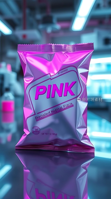 粉色零食包装设计