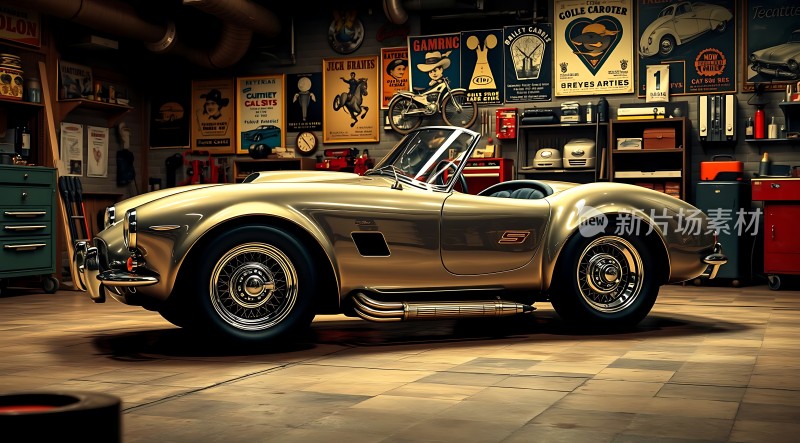 经典跑车车库展示
