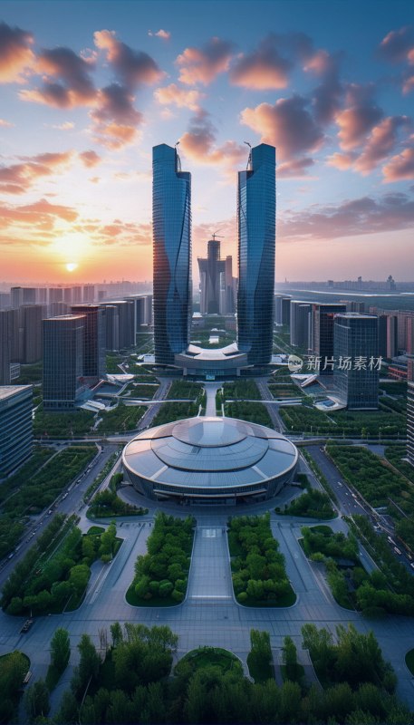 郑州商务中心夜景