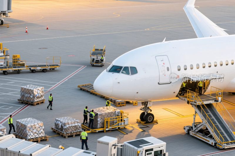 机场货运装卸场景