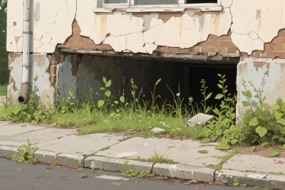 老旧破损建筑场景 老旧破损建筑场景