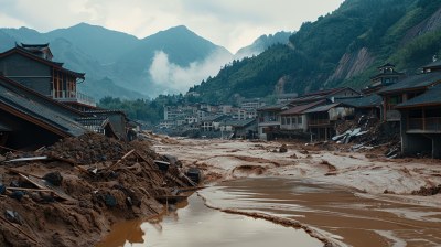 地震洪水山体滑坡