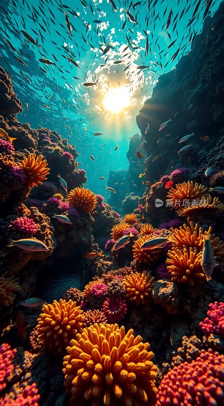 阳光下的海底世界