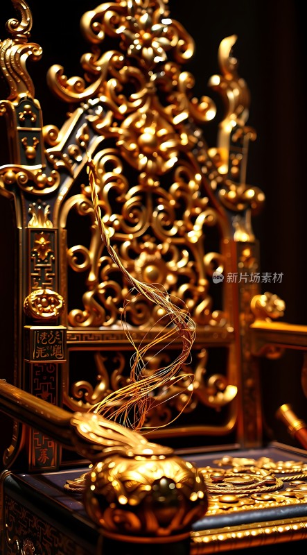 金碧辉煌的宝座