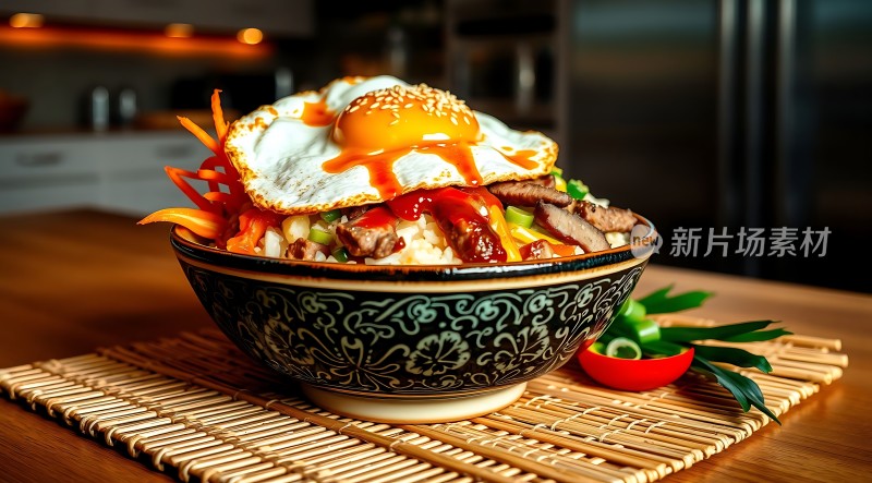 美味拌饭诱人呈现