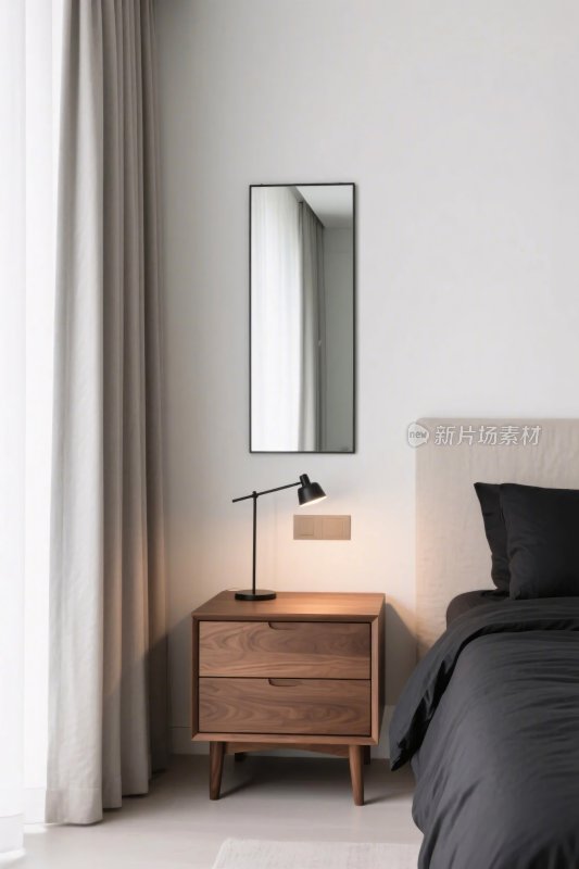 简约卧室布置场景