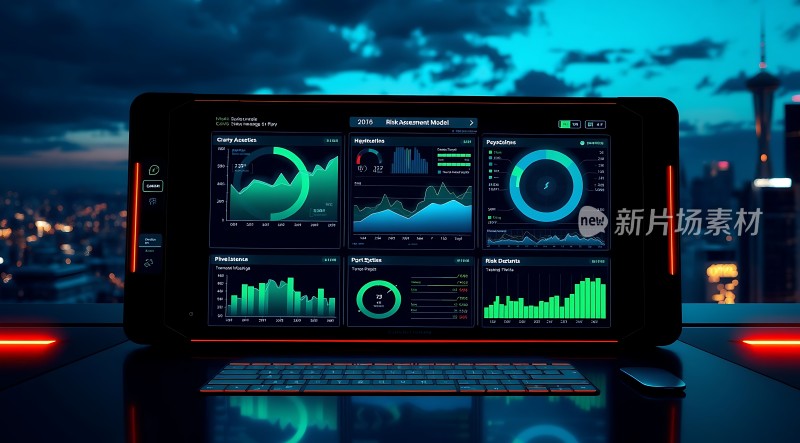 未来城市数据监控中心