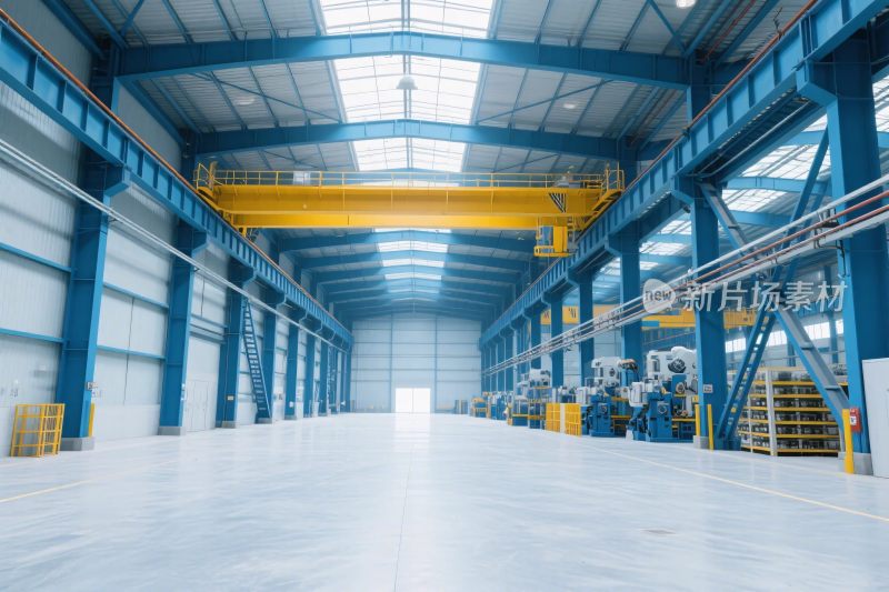 工业厂房内部场景