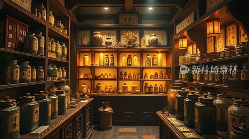 古风药铺秘境探索