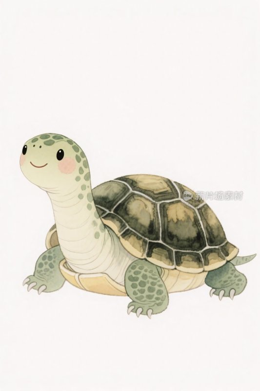 卡通乌龟插画