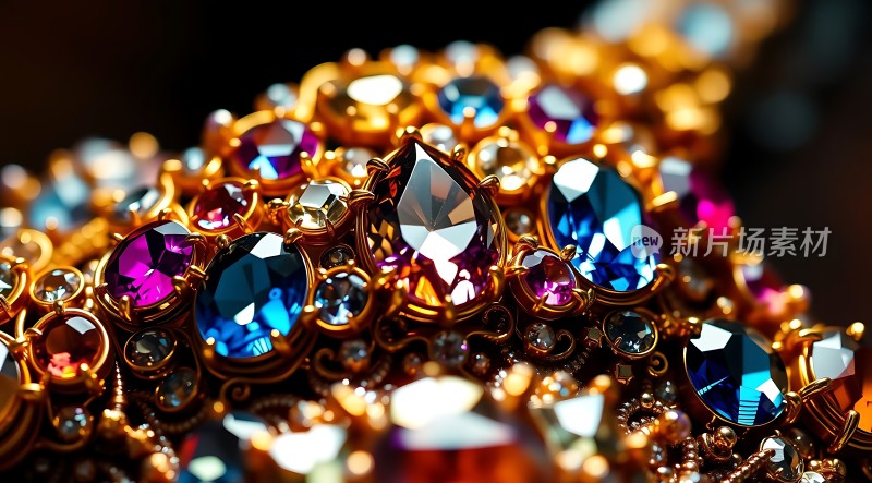 璀璨宝石闪耀光芒