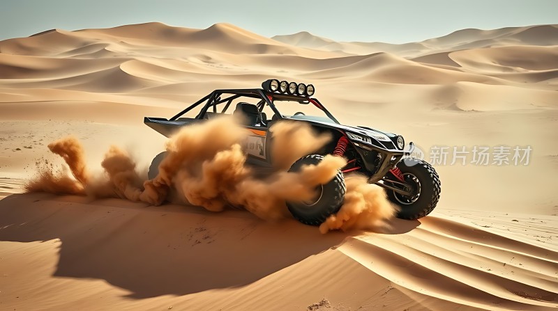 沙漠狂飙越野车驰骋沙海