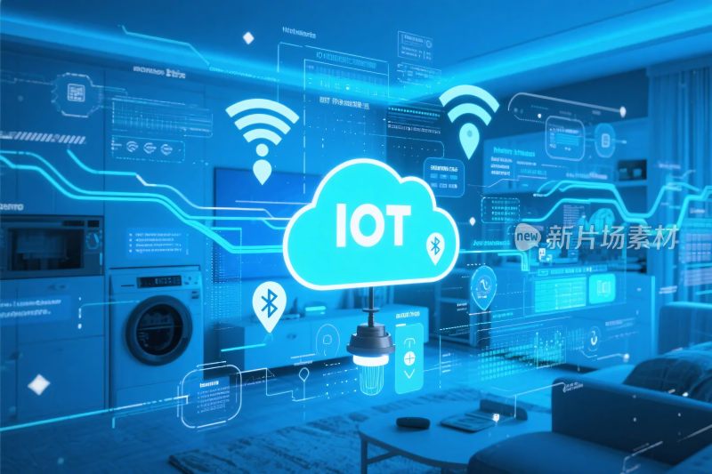 智能家居物联网概念图