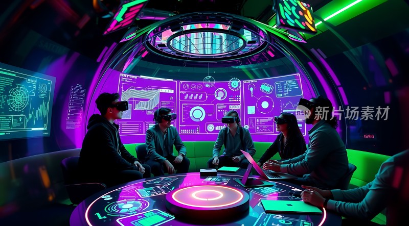 虚拟现实团队协作会议