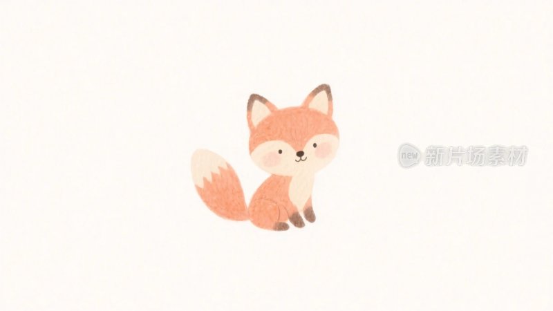 卡通狐狸插画