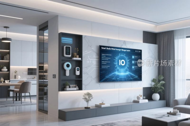 现代简约客厅场景图