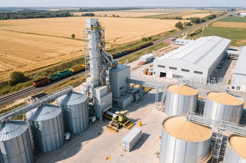农业加工厂设施景观
