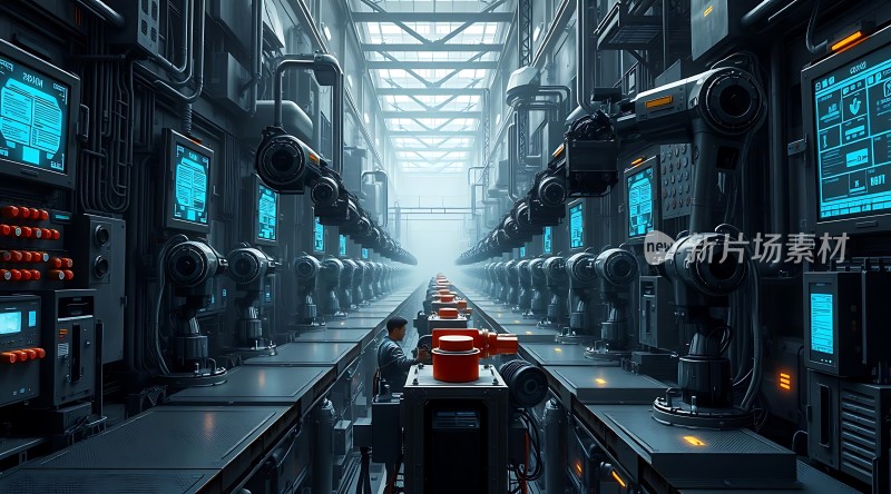 未来工厂人与机器的协作交响曲