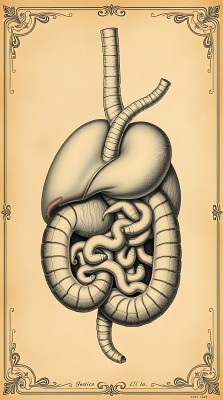 人体消化系统解剖图 人体消化系统解剖图
