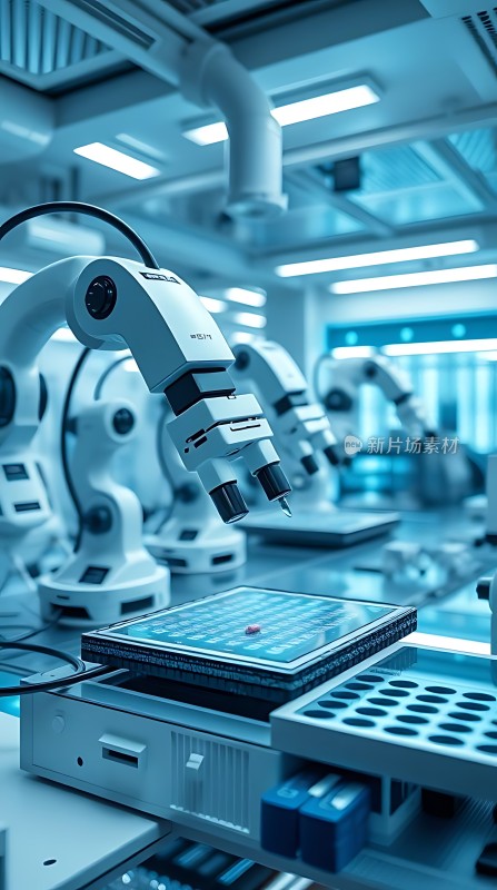 科技实验室中的精密仪器操作