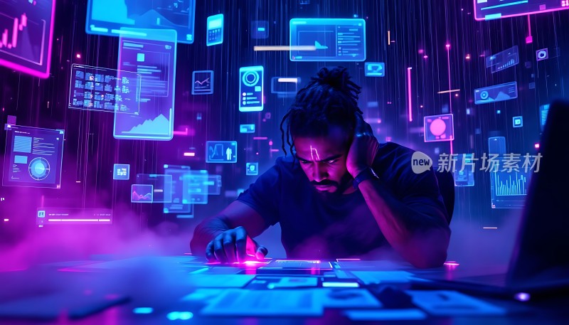 新片场素材  现代科技感