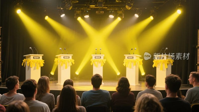 舞台演讲现场
