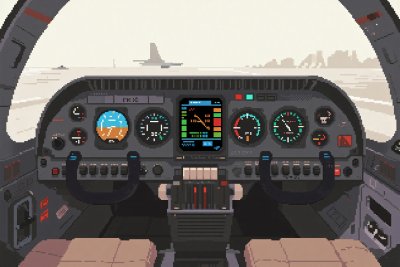 飞机驾驶舱内部界面 飞机驾驶舱内部界面