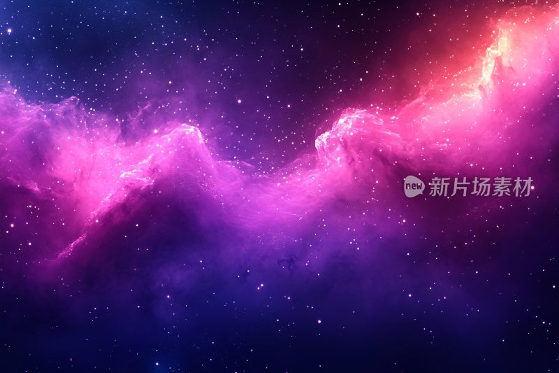 梦幻绚丽的宇宙星云背景