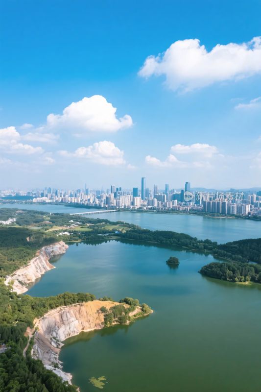 城市湖泊生态景观