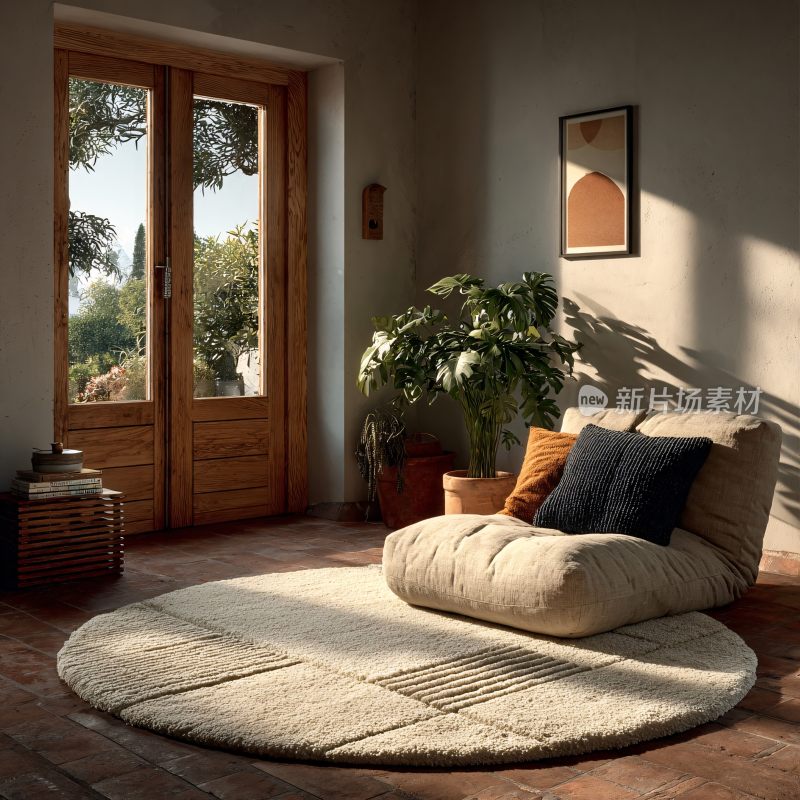 温馨舒适的室内休闲角落