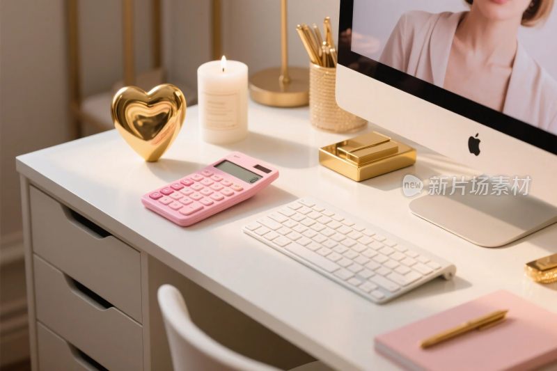 办公桌面布置场景