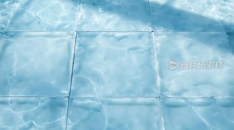 冰封世界晶莹剔透