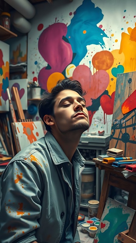 艺术家的灵感瞬间