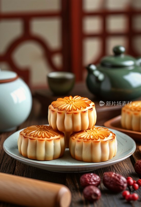 酥皮月饼手工制作