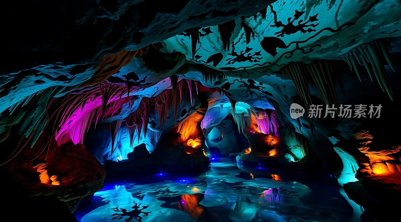 神秘洞穴光影世界