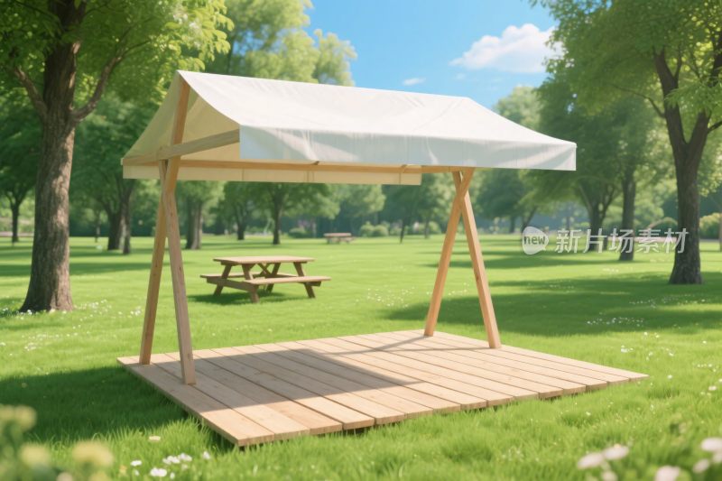 公园户外休闲遮阳棚