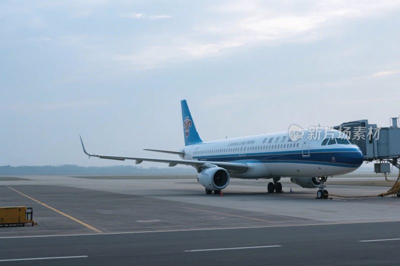 机场停放的客机