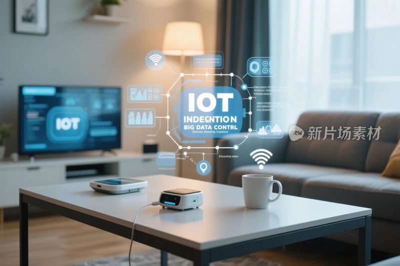 智能家居场景插画