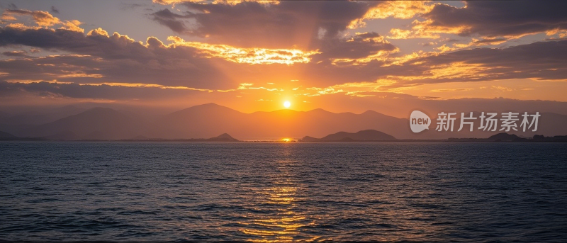 大海日出 海上日出