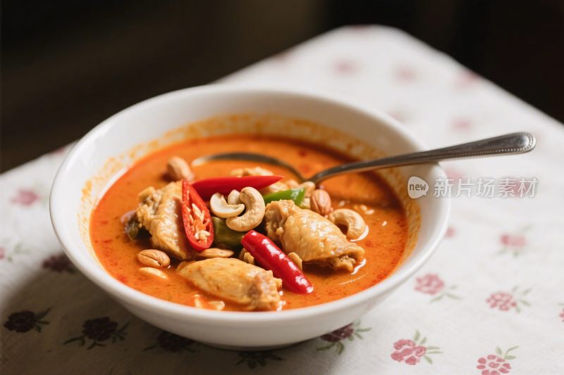 美味咖喱汤美食