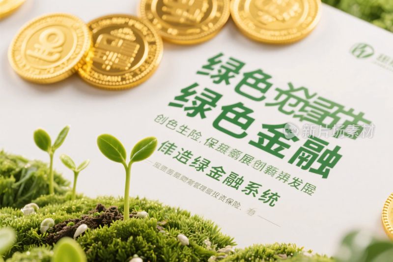 绿色金融宣传插画