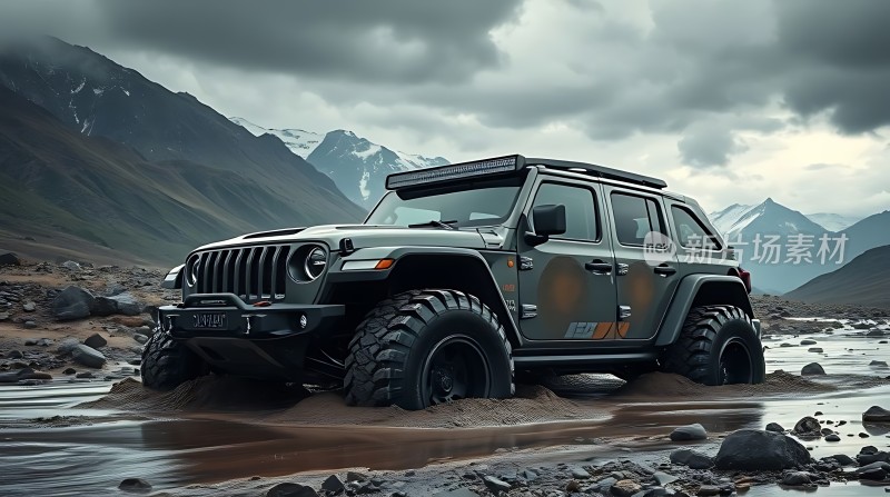 越野战车勇闯激流峡谷