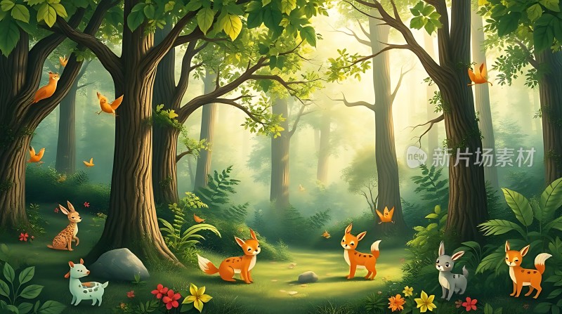 森林里的动物们