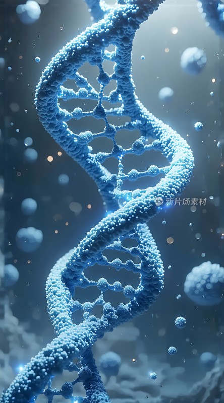 蓝色螺旋结构探索生命之源