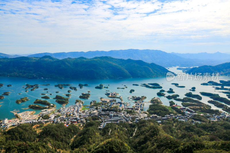 湖北黄石仙岛湖生态旅游景区，天空之城景区