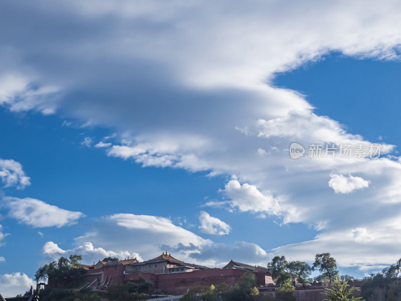 山西五台山普寿寺风景