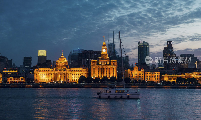 上海万国建筑外滩夜景