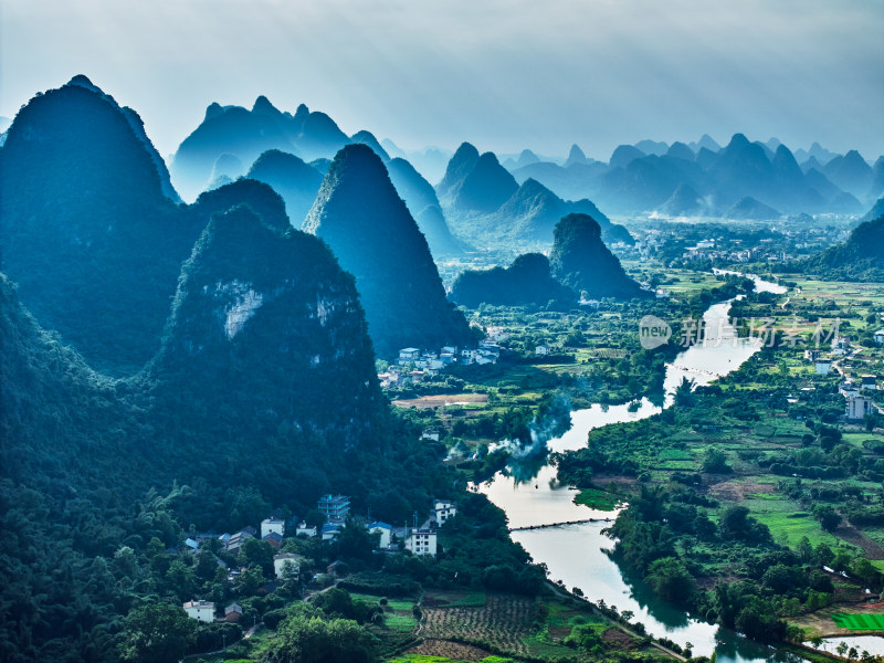 桂林遇龙河风光美景