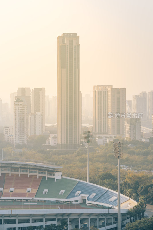 柳州体育馆与河东新区建筑