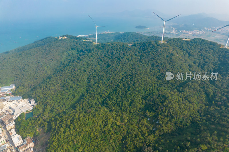 广东阳江海陵岛景区航拍渔船